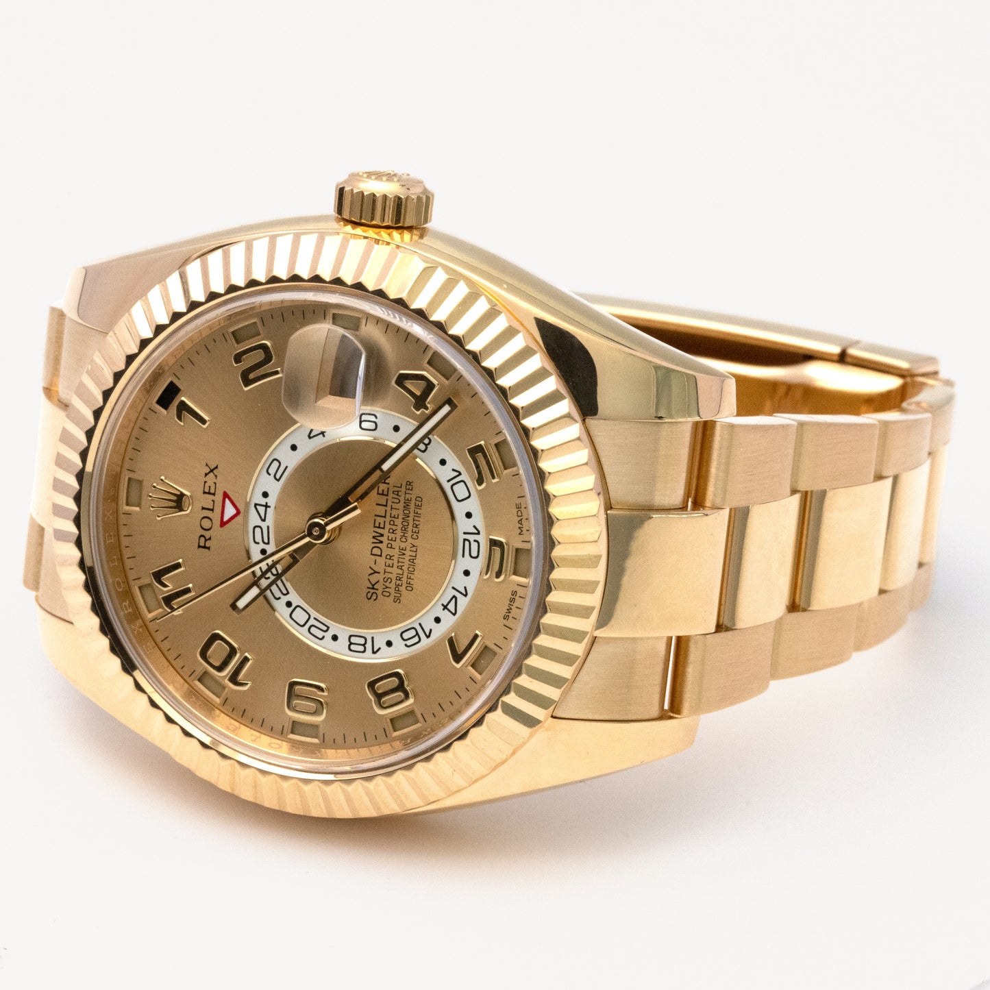 Rolex Sky-Dweller 42mm Champagne Dial 2014 326938