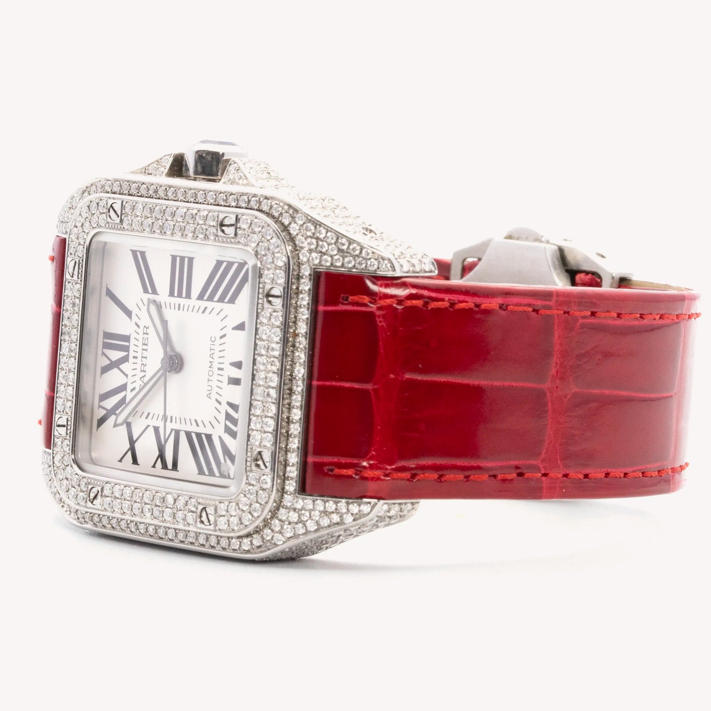 Cartier Santos 2656 40mm Approx. 2010 White Dial