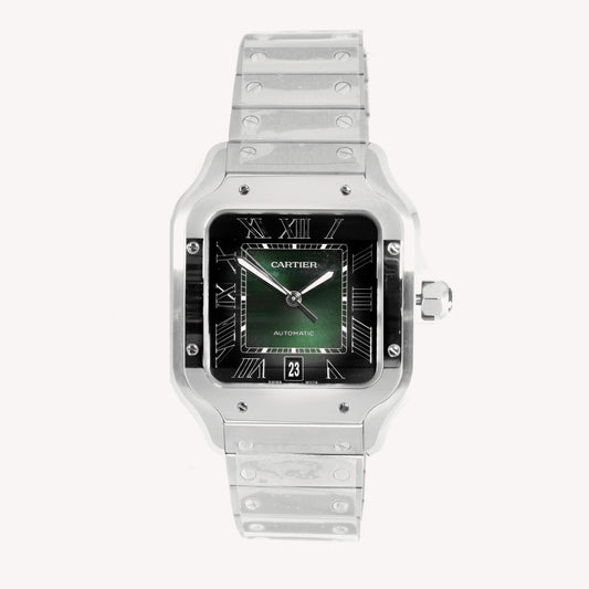 Cartier Santos 40mm Green Dial 2023 WSSA0062