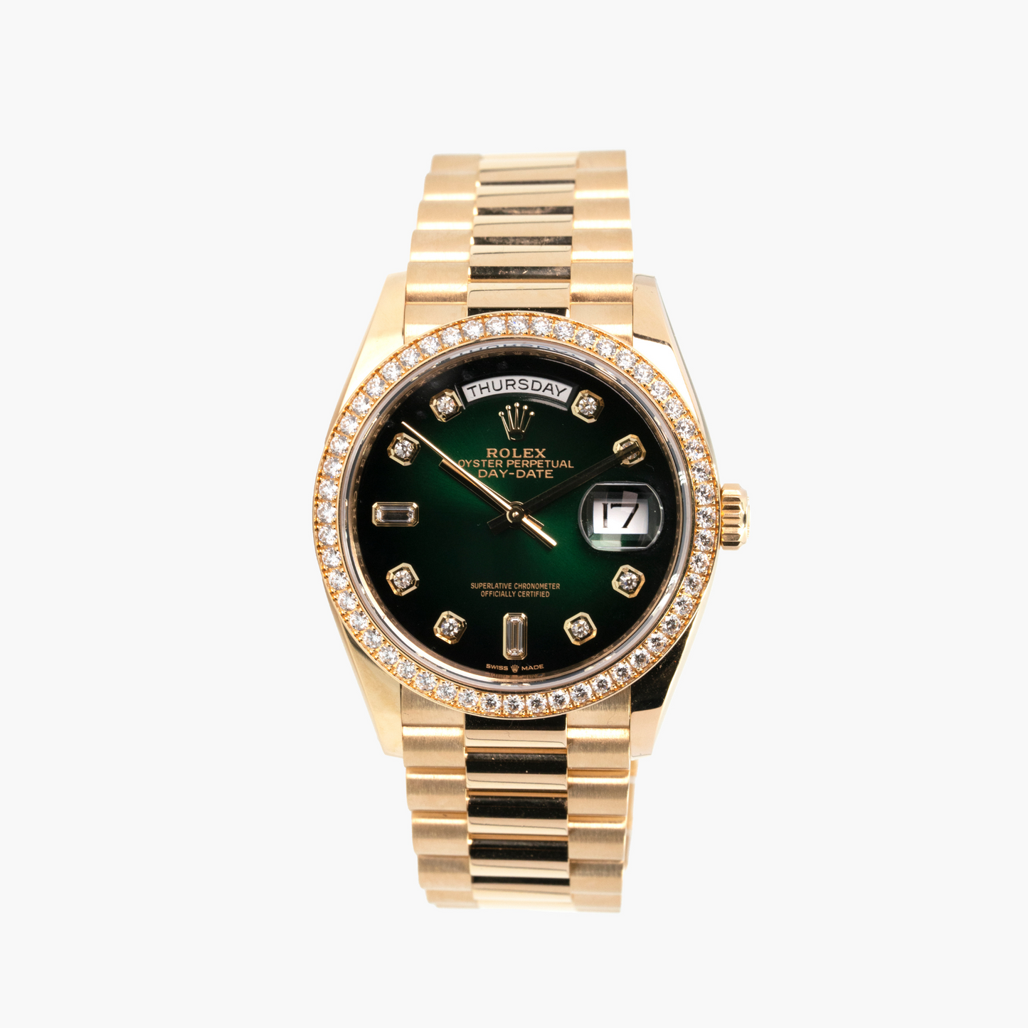 Rolex Day-Date 36mm Green Dial 2021 128348RBR