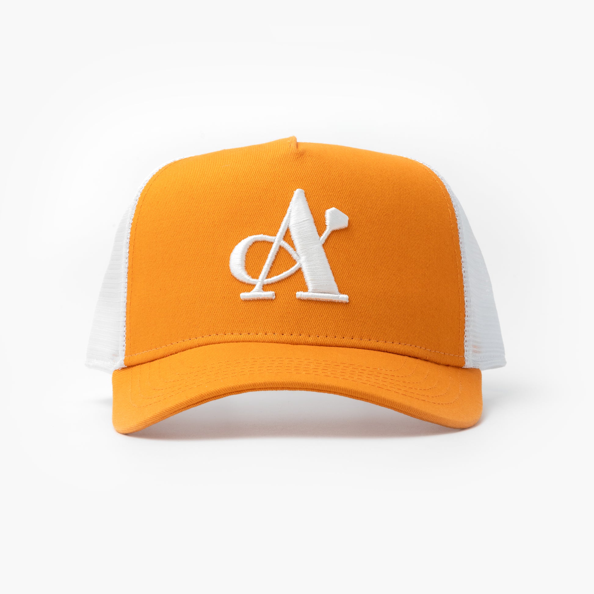 A Jewellers Saffron Signature Trucker Cap Orange/White