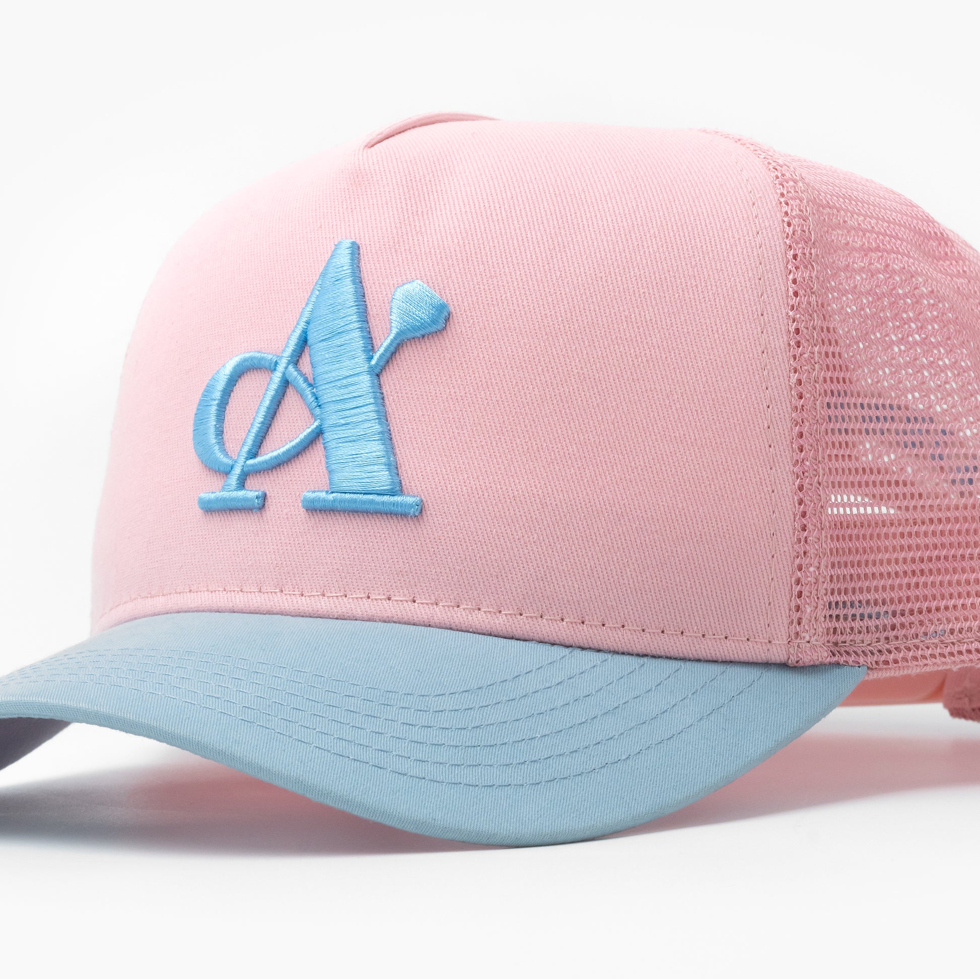 A Jewellers Sakura Signature Trucker Cap Baby Pink/Light Pink