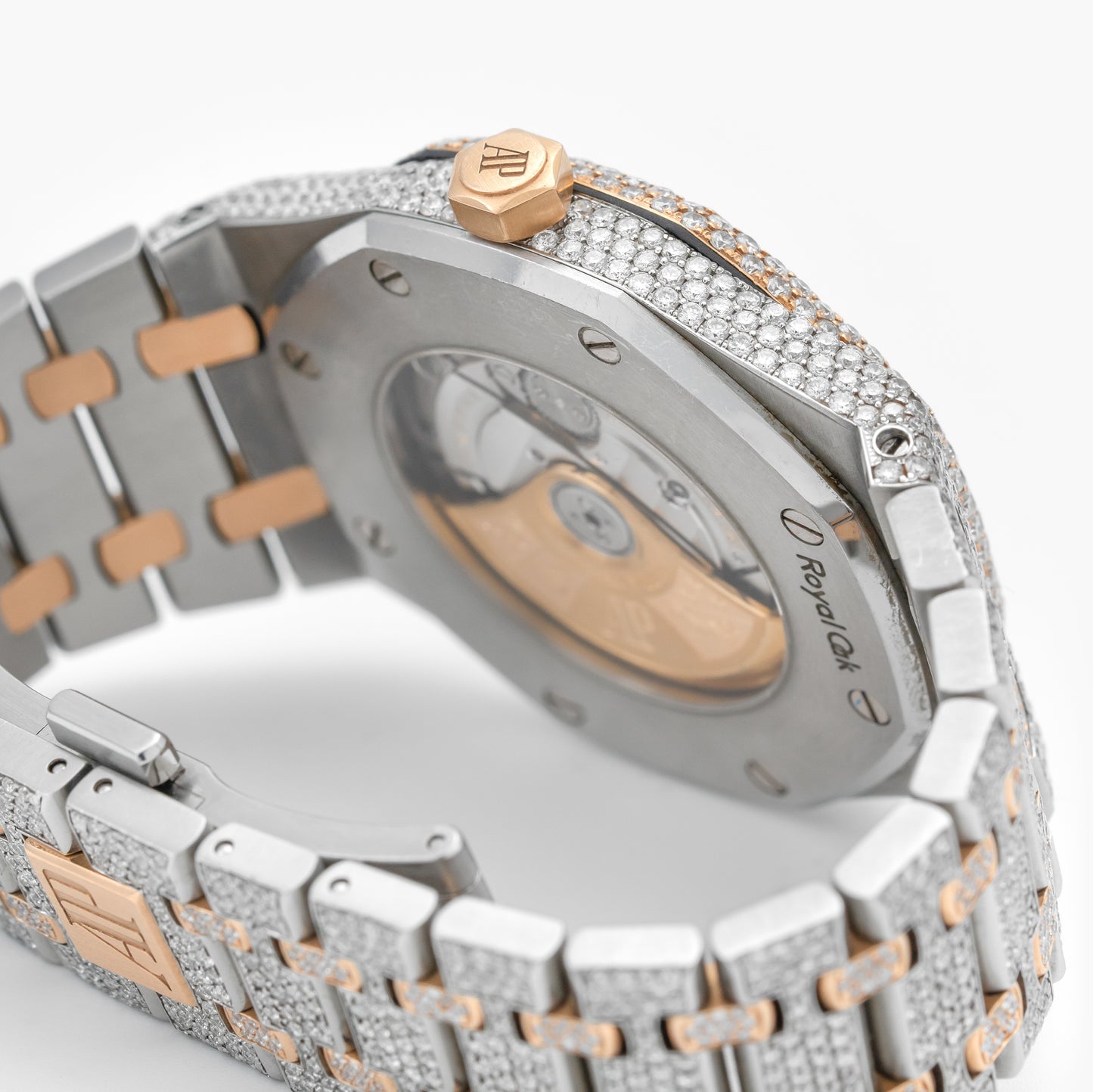 Audemars Piguet Royal Oak 15400SR 41mm Approx. 2015 Diamond Dial