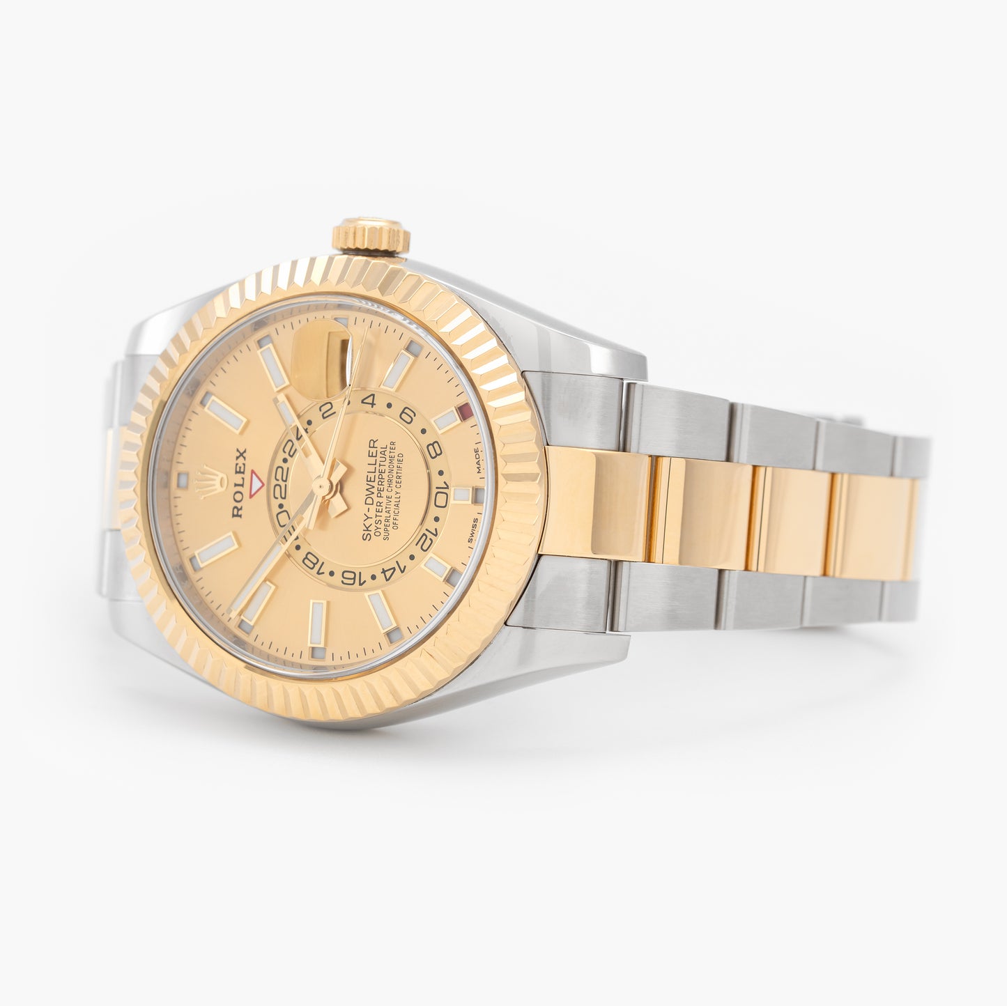Rolex Sky-Dweller 326933 42mm Approx. 2021 Champagne Dial