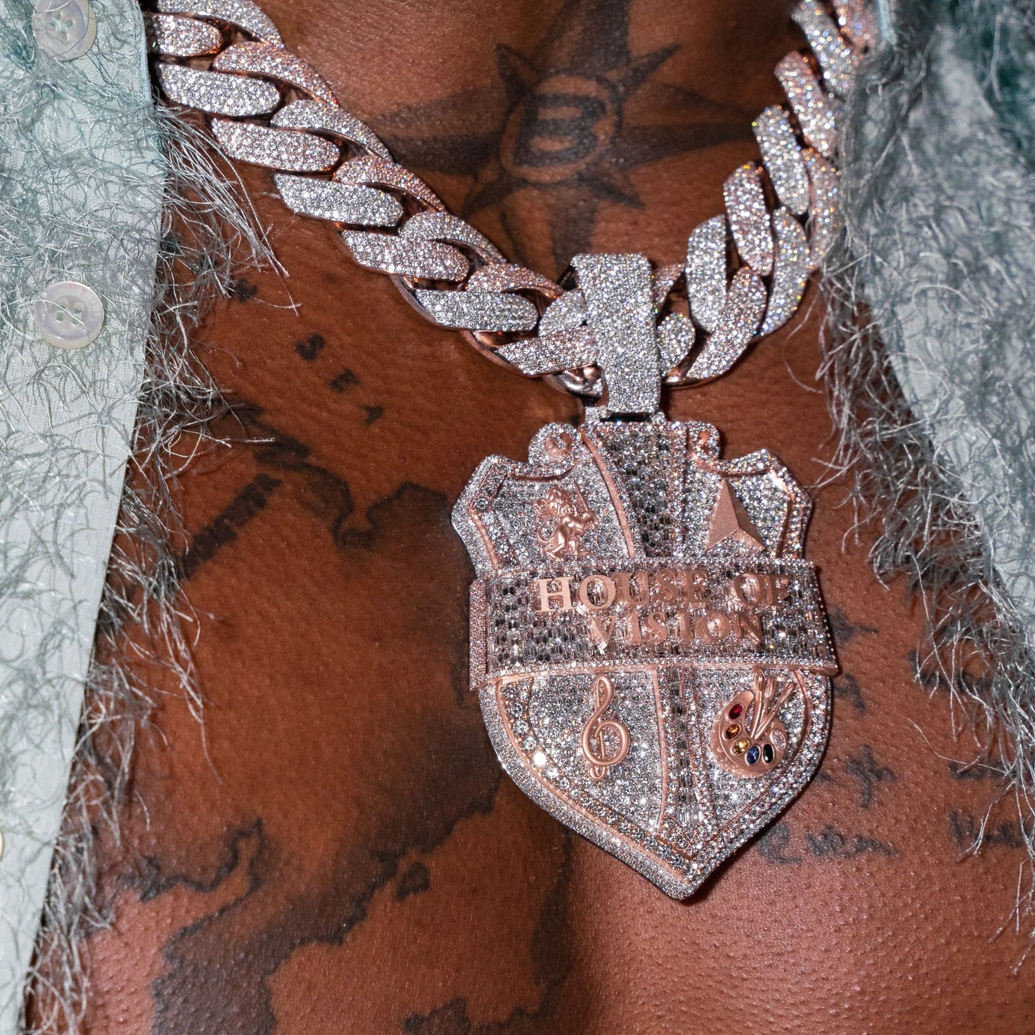 Bugzy Malone's 'House Of Visions' Pendant: A Unique Masterpiece by A Jewellers - A Jewellers