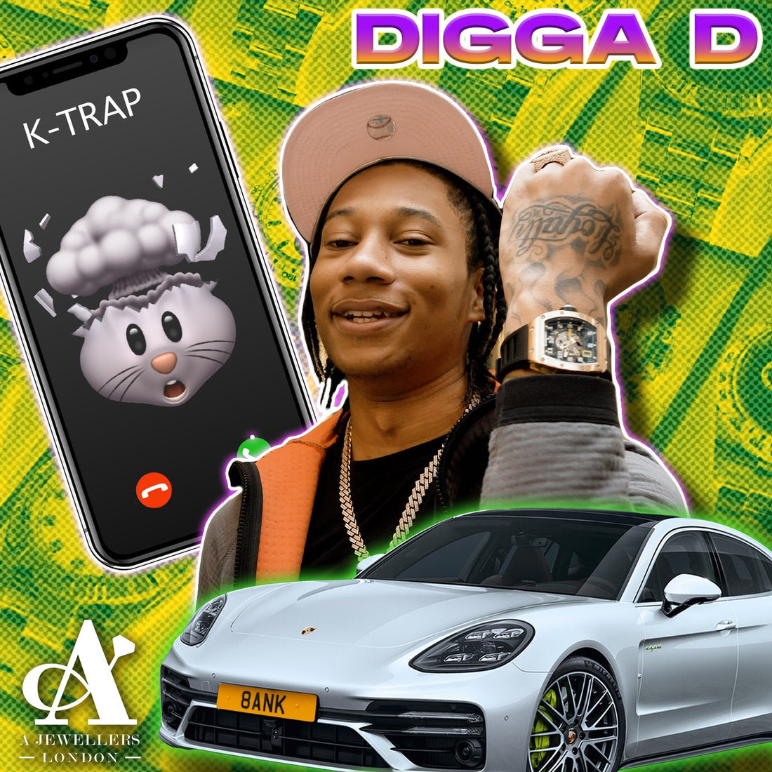 Digga D Spends £250K On A Watch! - A Jewellers