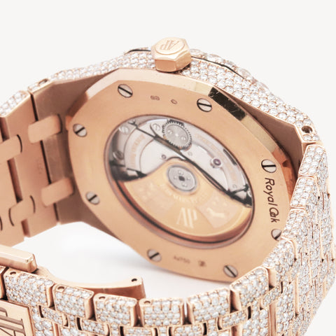 Audemars Piguet Royal Oak 15400OR 41mm Approx. 2019 Diamond Dial