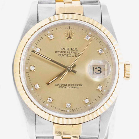 Rolex Datejust 36mm Champagne Dial 1994 16233