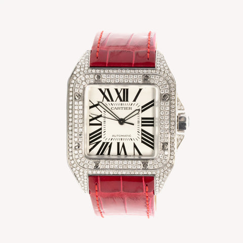 Cartier Santos 2656 40mm Approx. 2010 White Dial