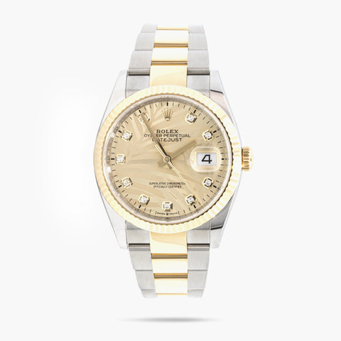 Rolex Datejust 36 126233 36mm 2022 Champagne Dial