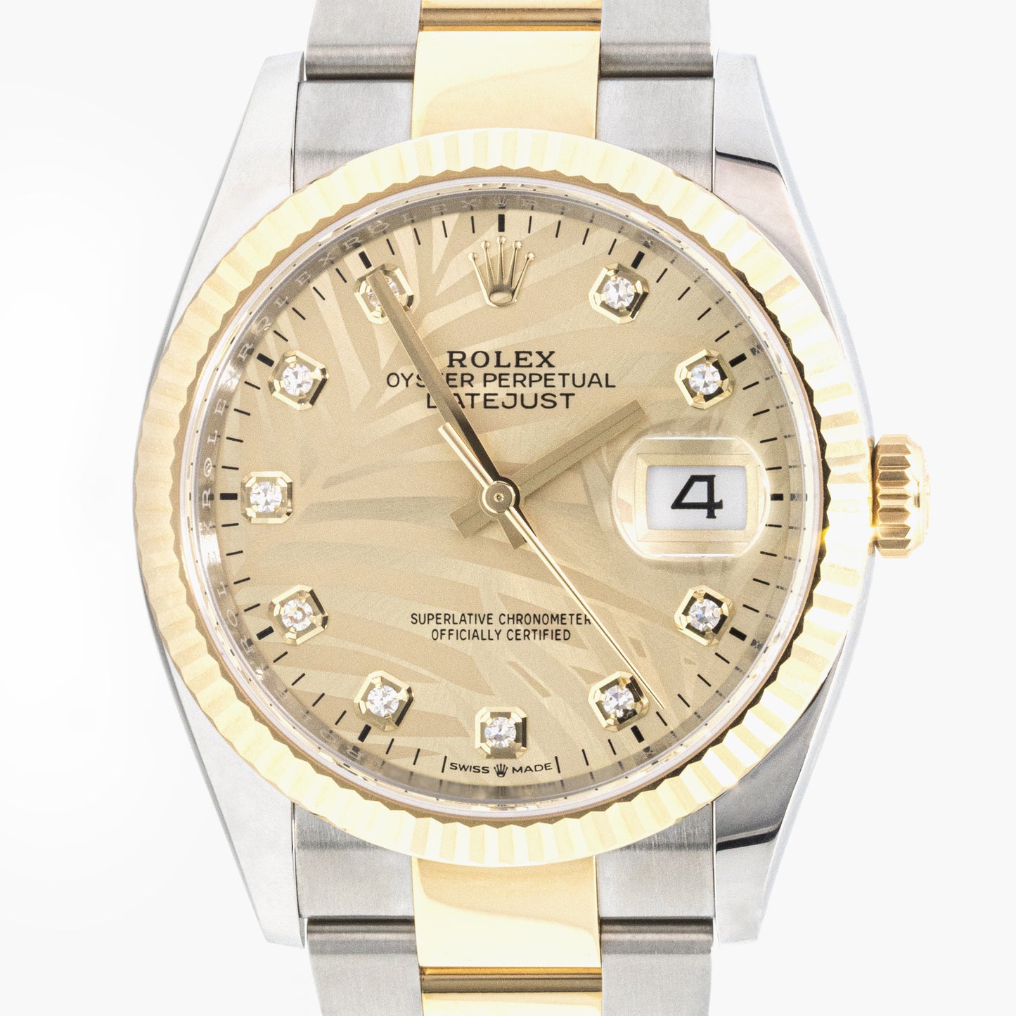 Rolex Datejust 36 126233 36mm 2022 Champagne Dial