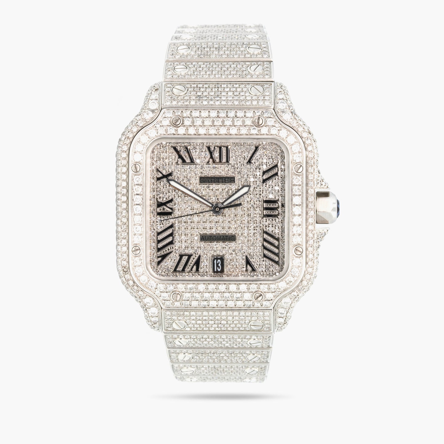 Cartier Santos WSSA0030 40mm 2020 Diamond Dial