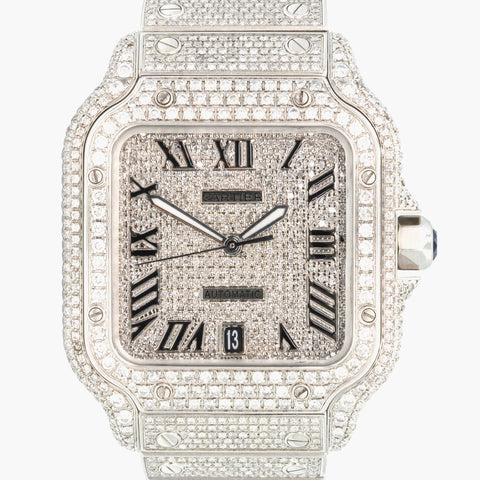 Cartier Santos WSSA0030 40mm 2020 Diamond Dial