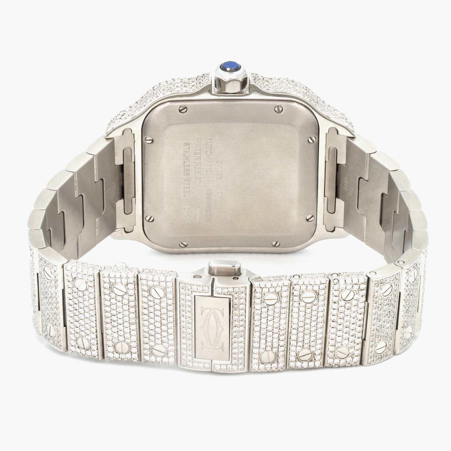 Cartier Santos WSSA0030 40mm 2020 Diamond Dial