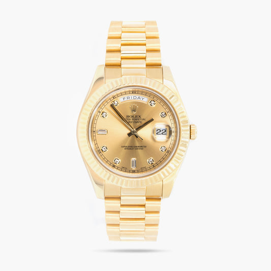 Rolex Day-Date II 41mm Champagne Dial 2013 218238