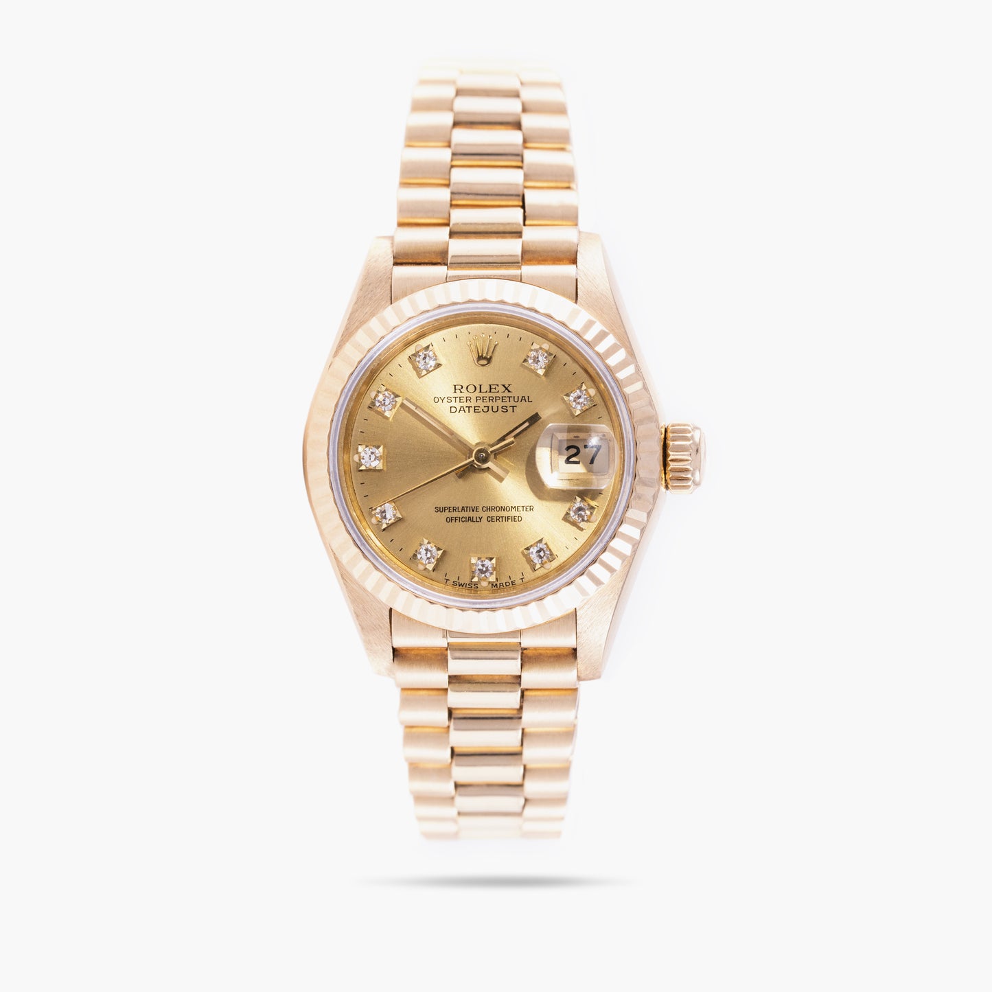 Rolex Lady Datejust 69178 26mm 1987 Champagne Dial