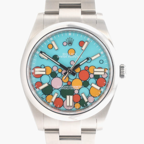 Rolex Oyster Perpetual 124300 41mm 2023 Custom Celebration Dial
