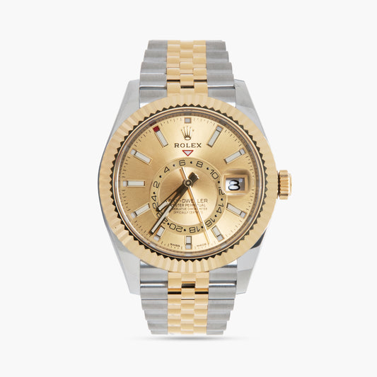 Rolex Sky-Dweller 326933 42mm 2022 Champagne Dial