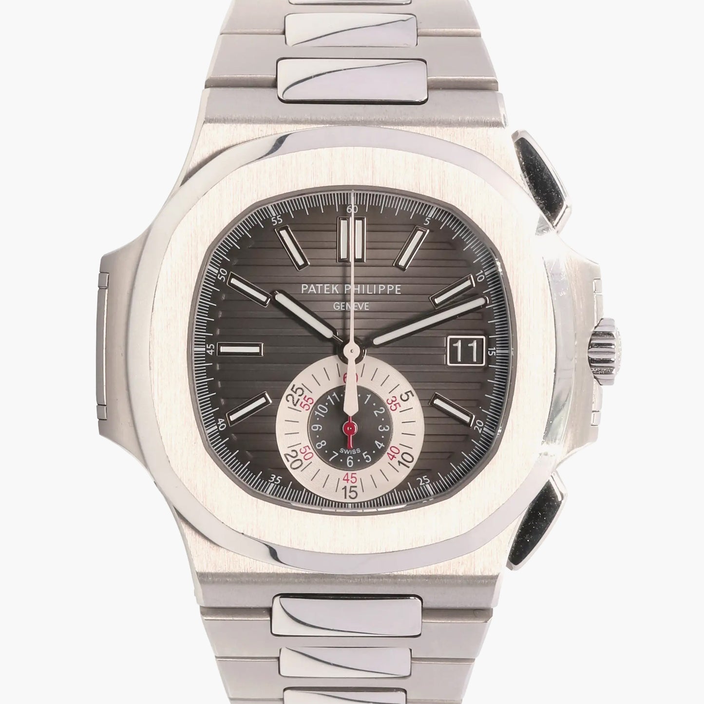 Patek Philippe Nautilus 5980 5980/1A-014 40.5mm 2010 Grey Dial