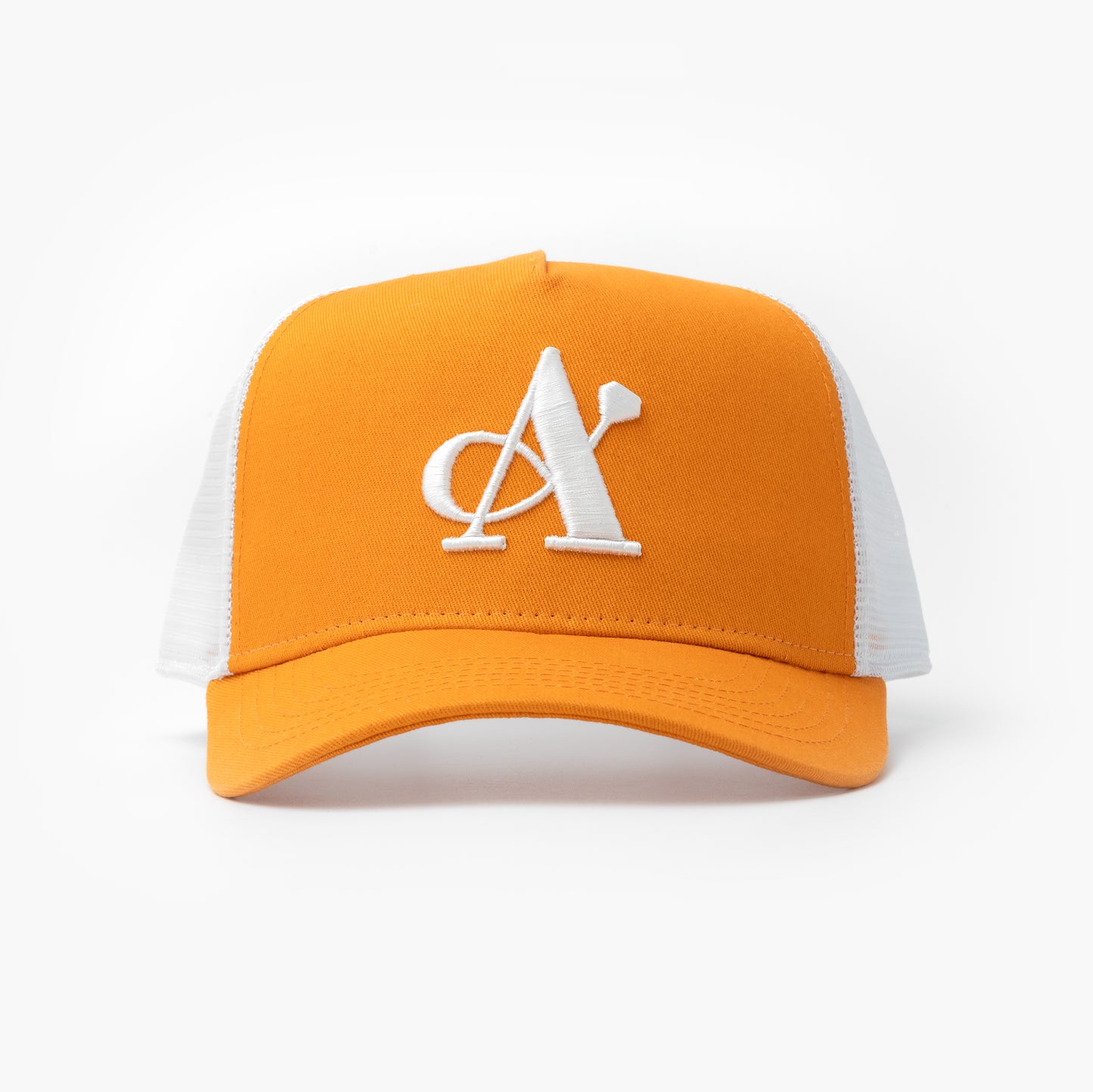 A Jewellers Saffron Signature Trucker Cap Orange/White