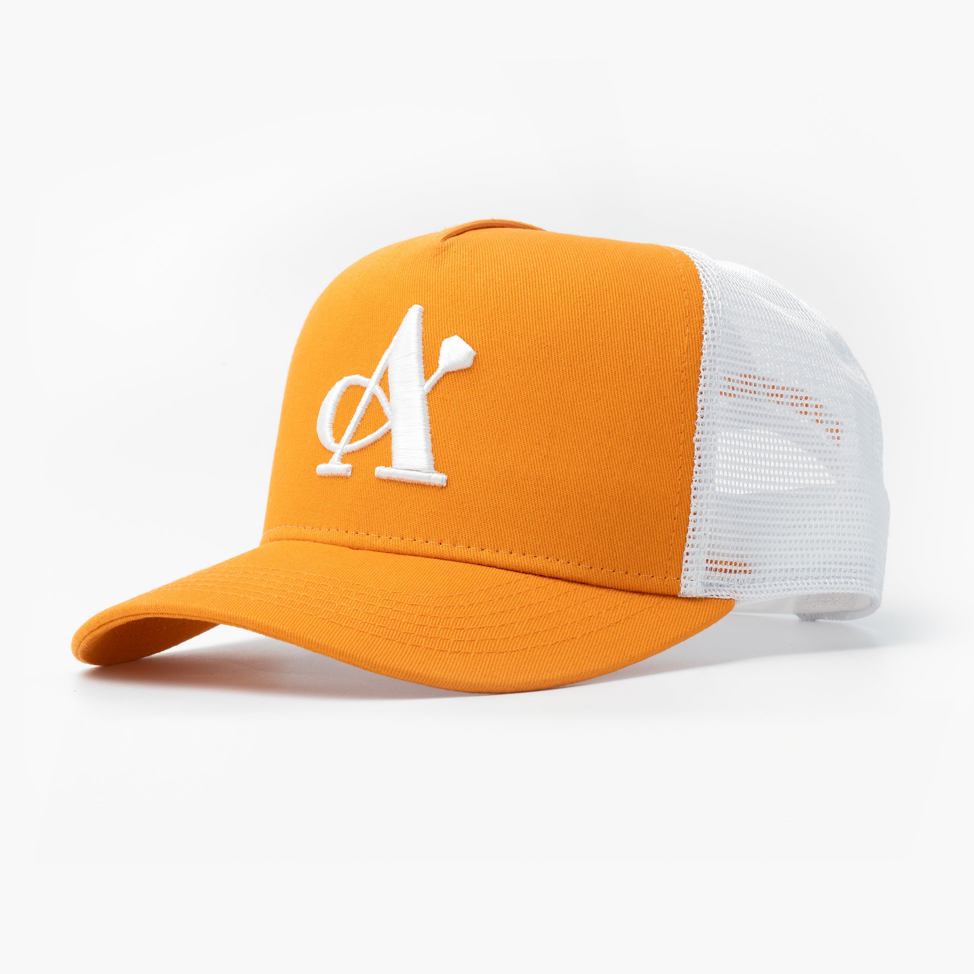 A Jewellers Saffron Signature Trucker Cap Orange/White