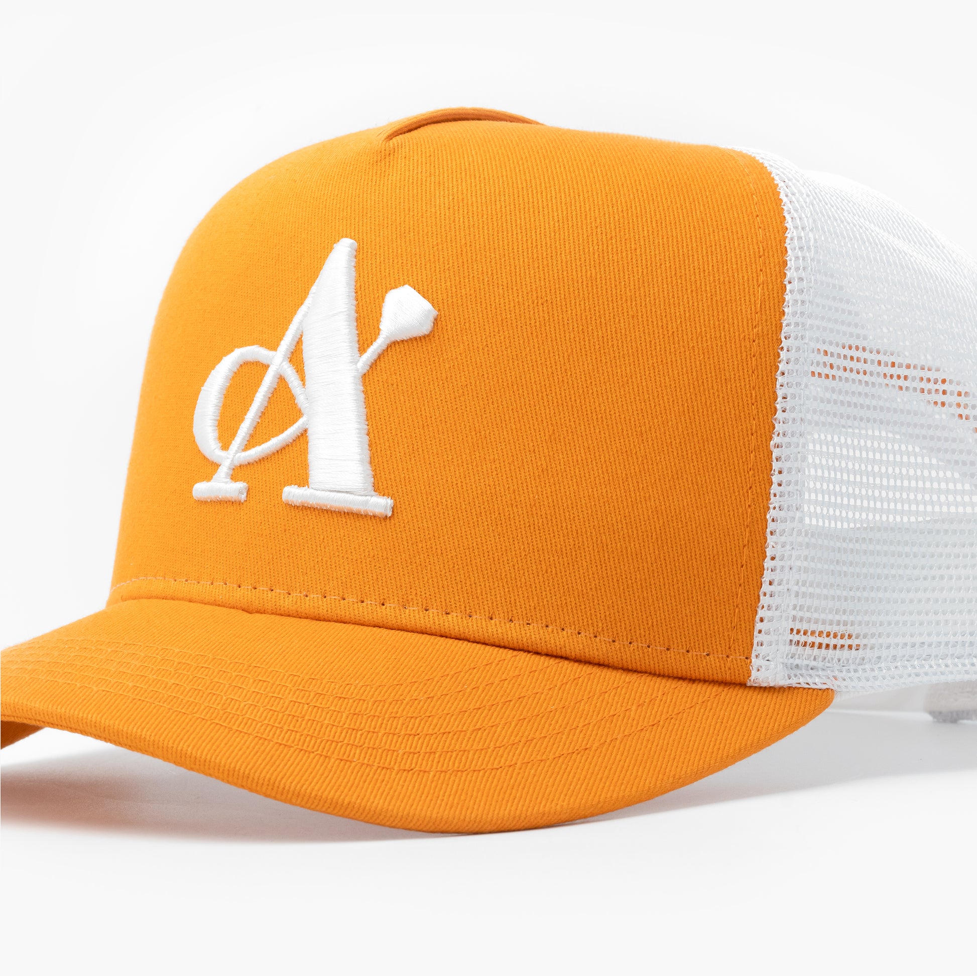 A Jewellers Saffron Signature Trucker Cap Orange/White