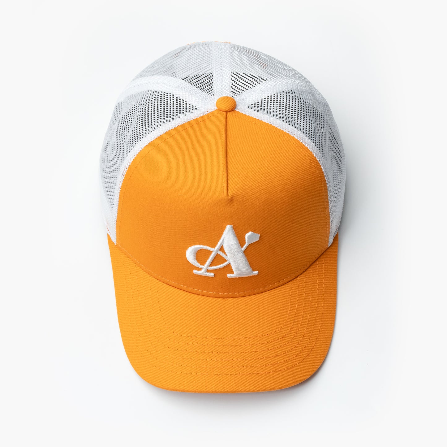 A Jewellers Saffron Signature Trucker Cap Orange/White