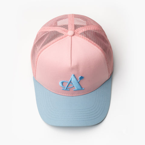 A Jewellers Sakura Signature Trucker Cap Baby Pink/Light Pink