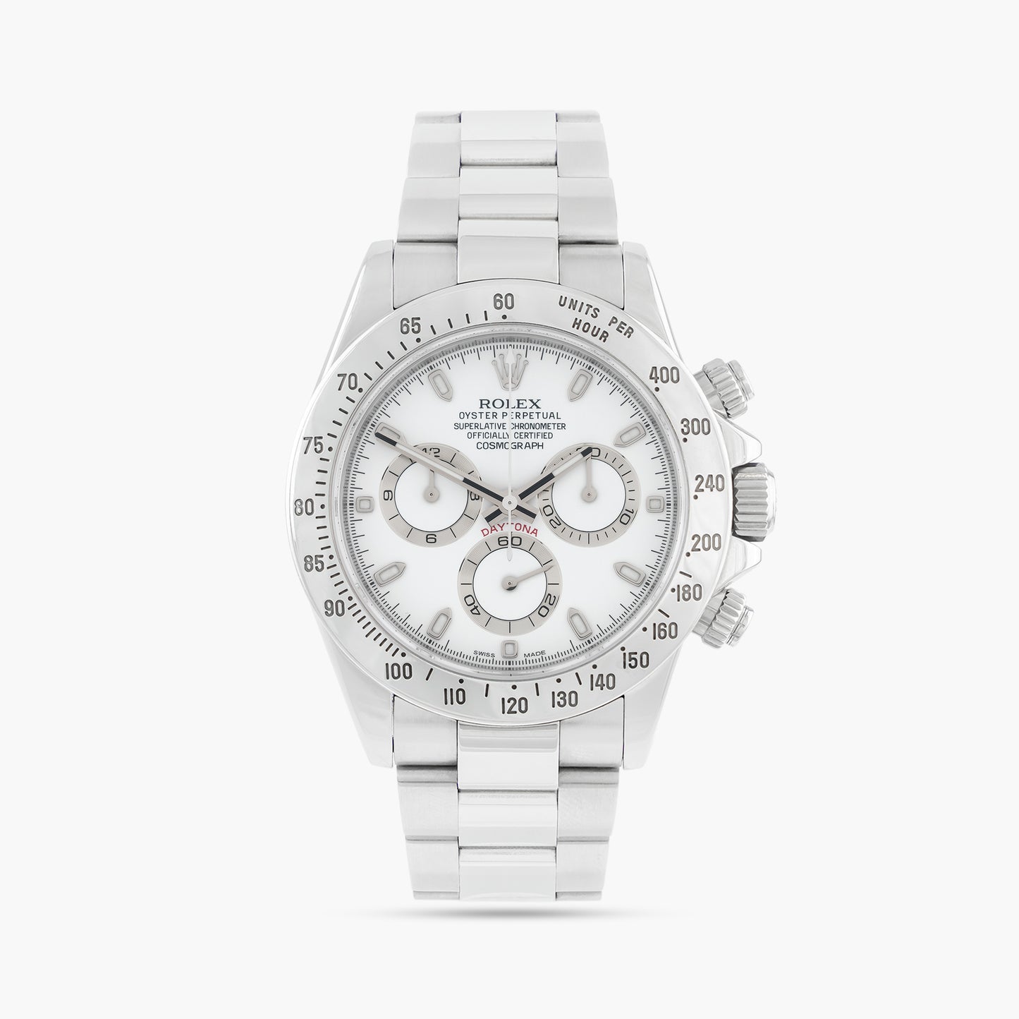 Rolex Daytona 116520 40mm 2014 White Dial