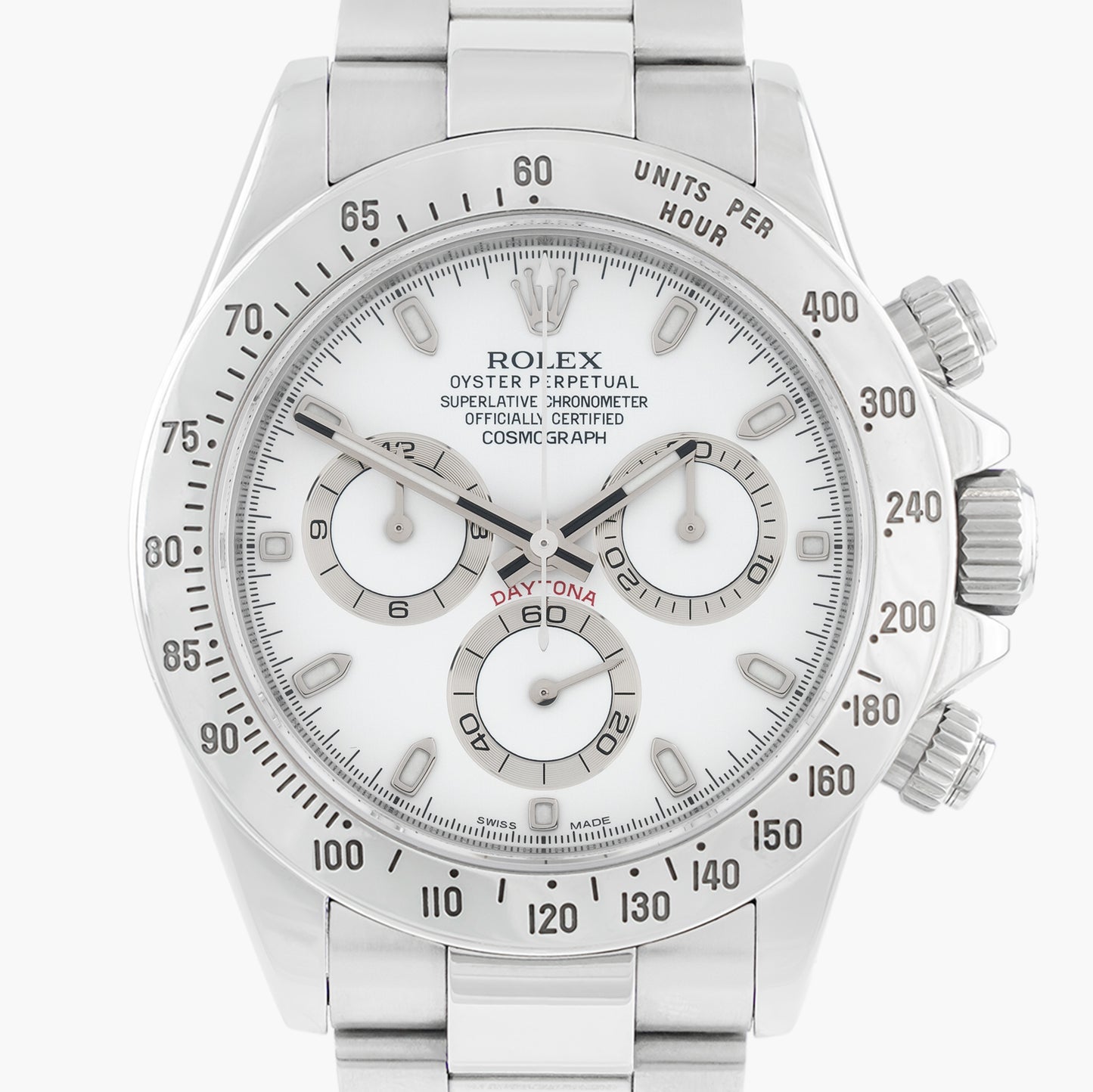 Rolex Daytona 116520 40mm 2014 White Dial