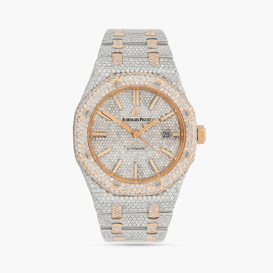 Audemars Piguet Royal Oak 15400SR 41mm Approx. 2015 Diamond Dial