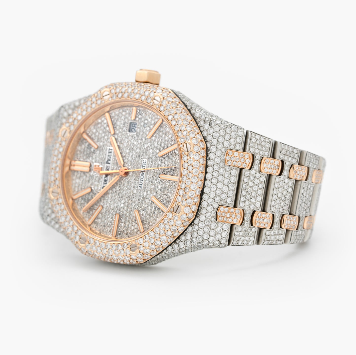 Audemars Piguet Royal Oak 15400SR 41mm Approx. 2015 Diamond Dial