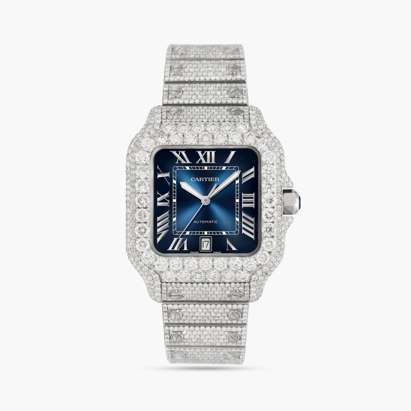 Cartier Santos WSSA0018 40mm 2021 Diamond Dial