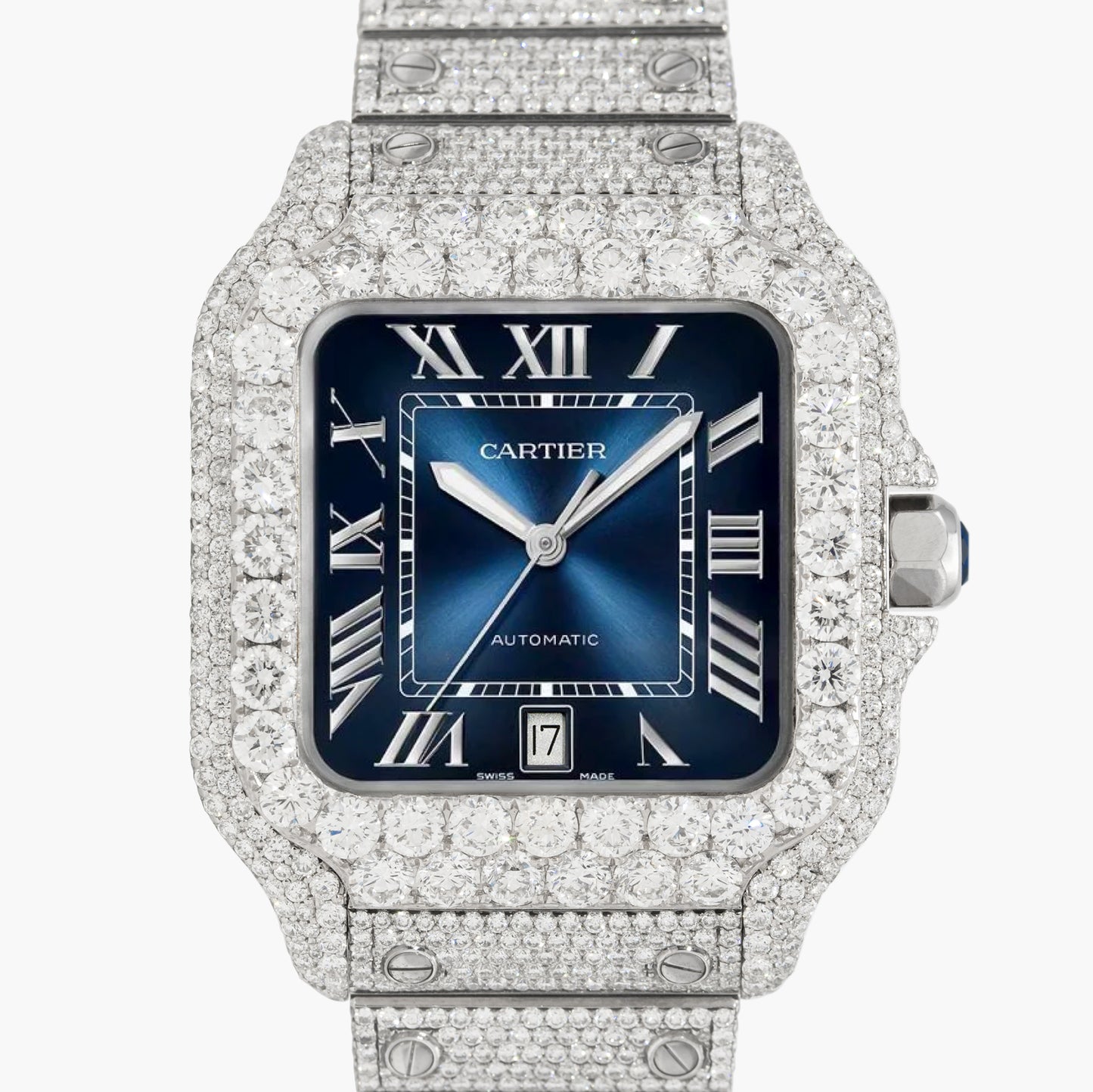 Cartier Santos WSSA0018 40mm 2021 Diamond Dial