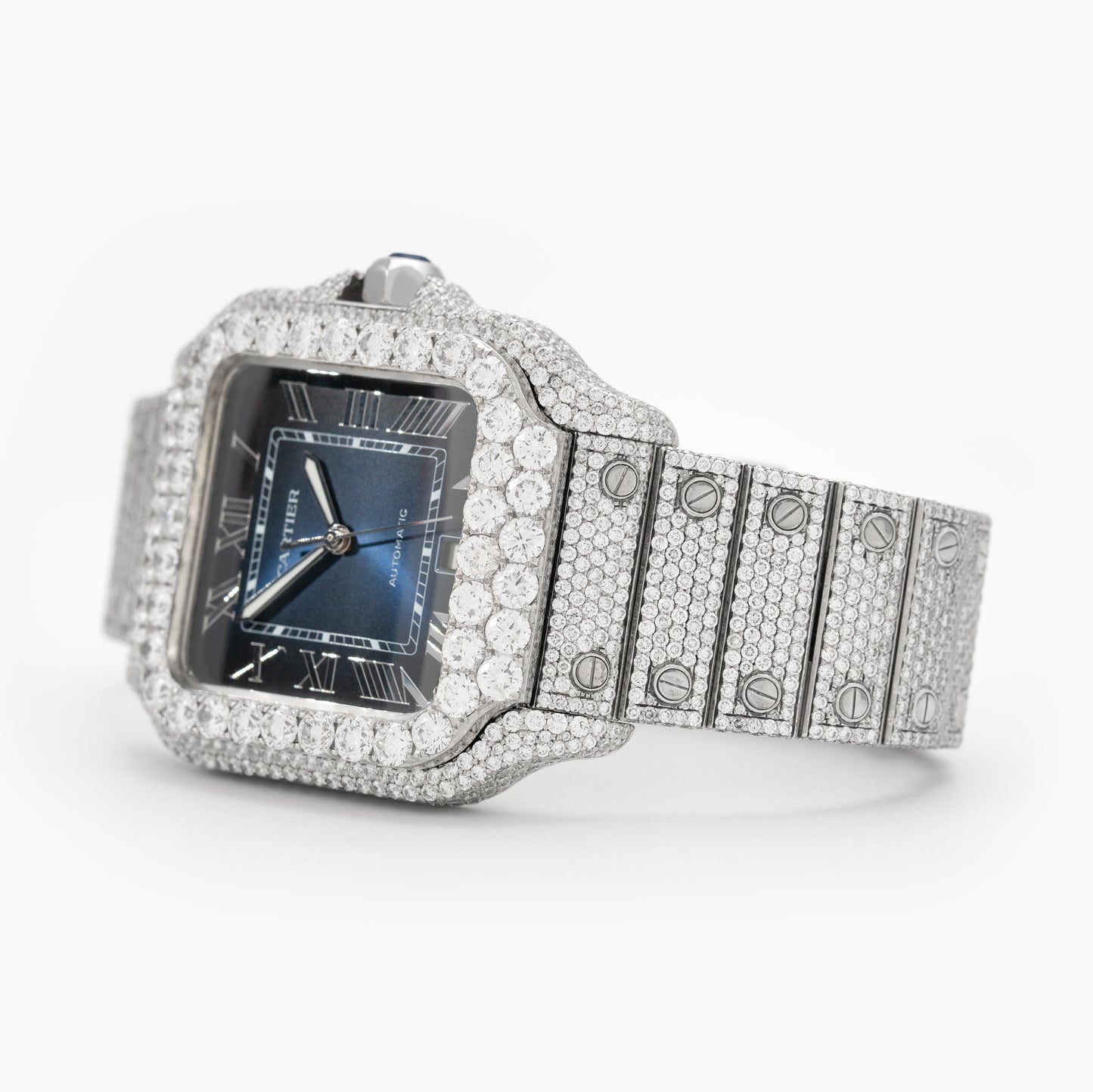 Cartier Santos WSSA0018 40mm 2021 Diamond Dial