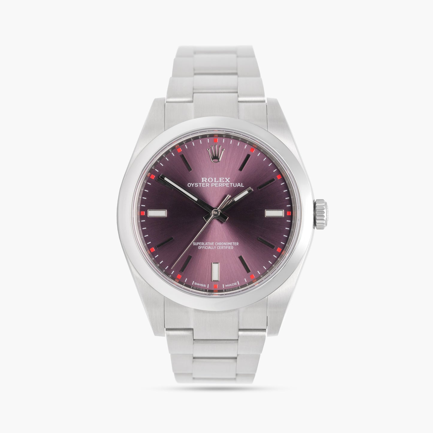 Rolex Oyster Perpetual 114300 39mm 2016 Grape Dial