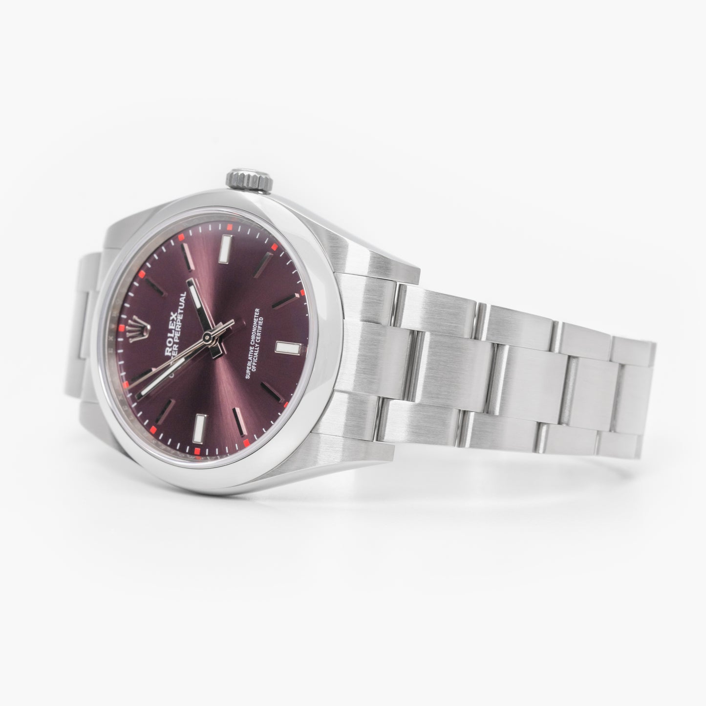 Rolex Oyster Perpetual 114300 39mm 2016 Grape Dial