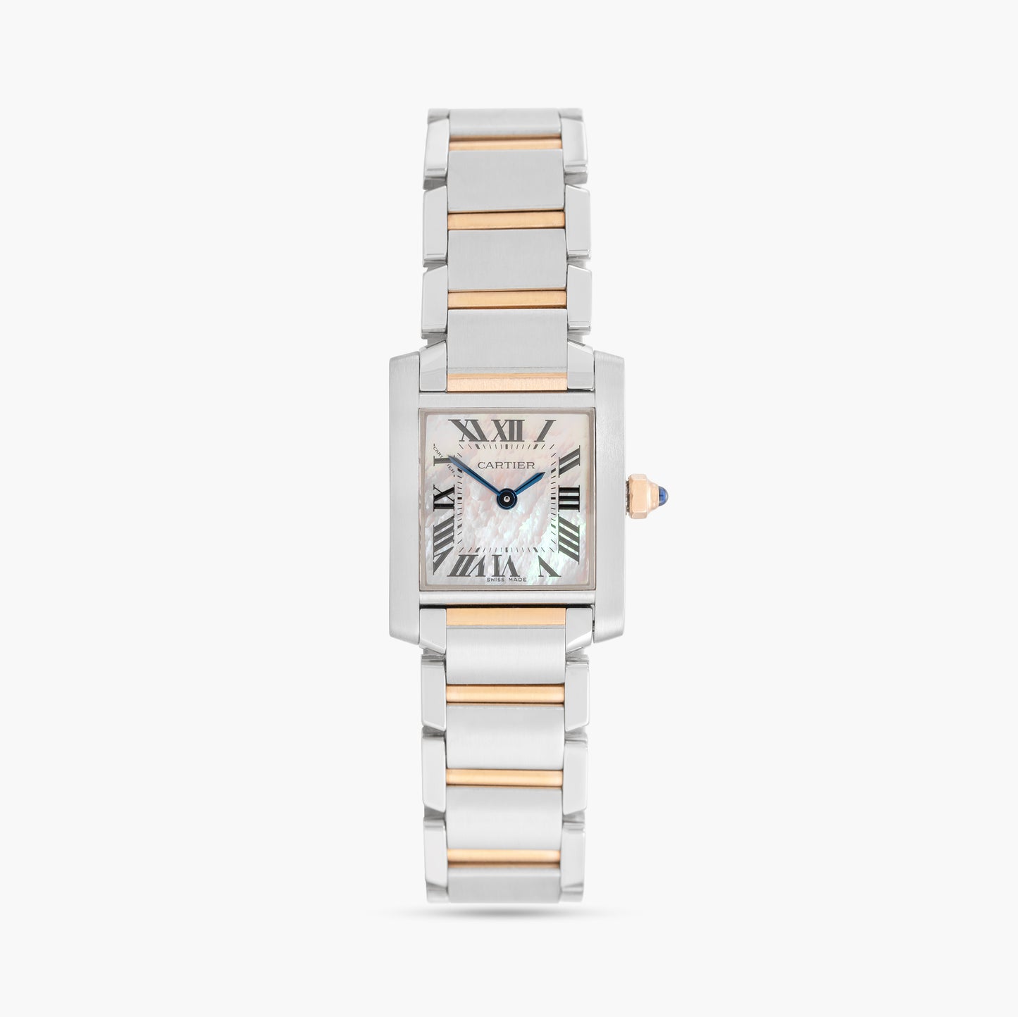 Cartier Tank Francaise W51027Q4 20mm 2012 Mother Of Pearl Dial