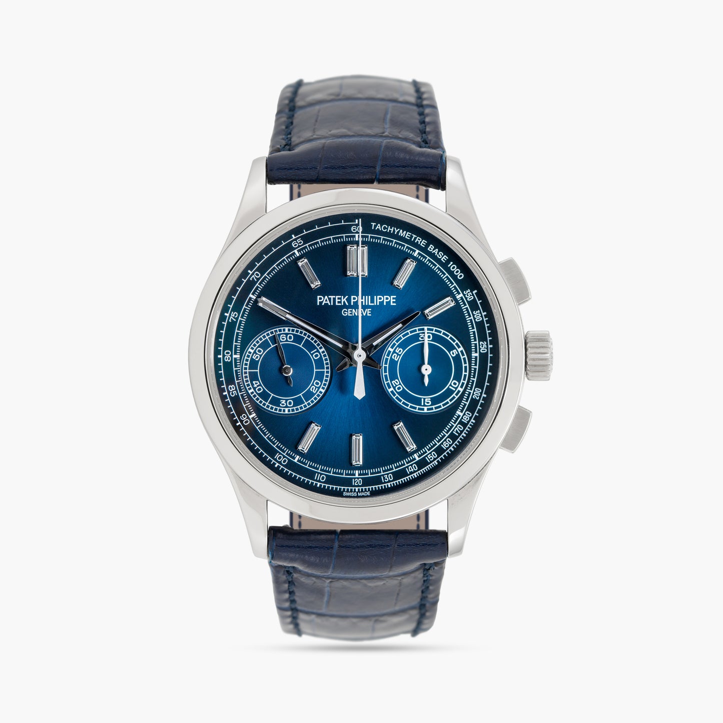 Patek Philippe Complications 5170P-001 39.4mm 2017 Blue Baguette Dial Dial