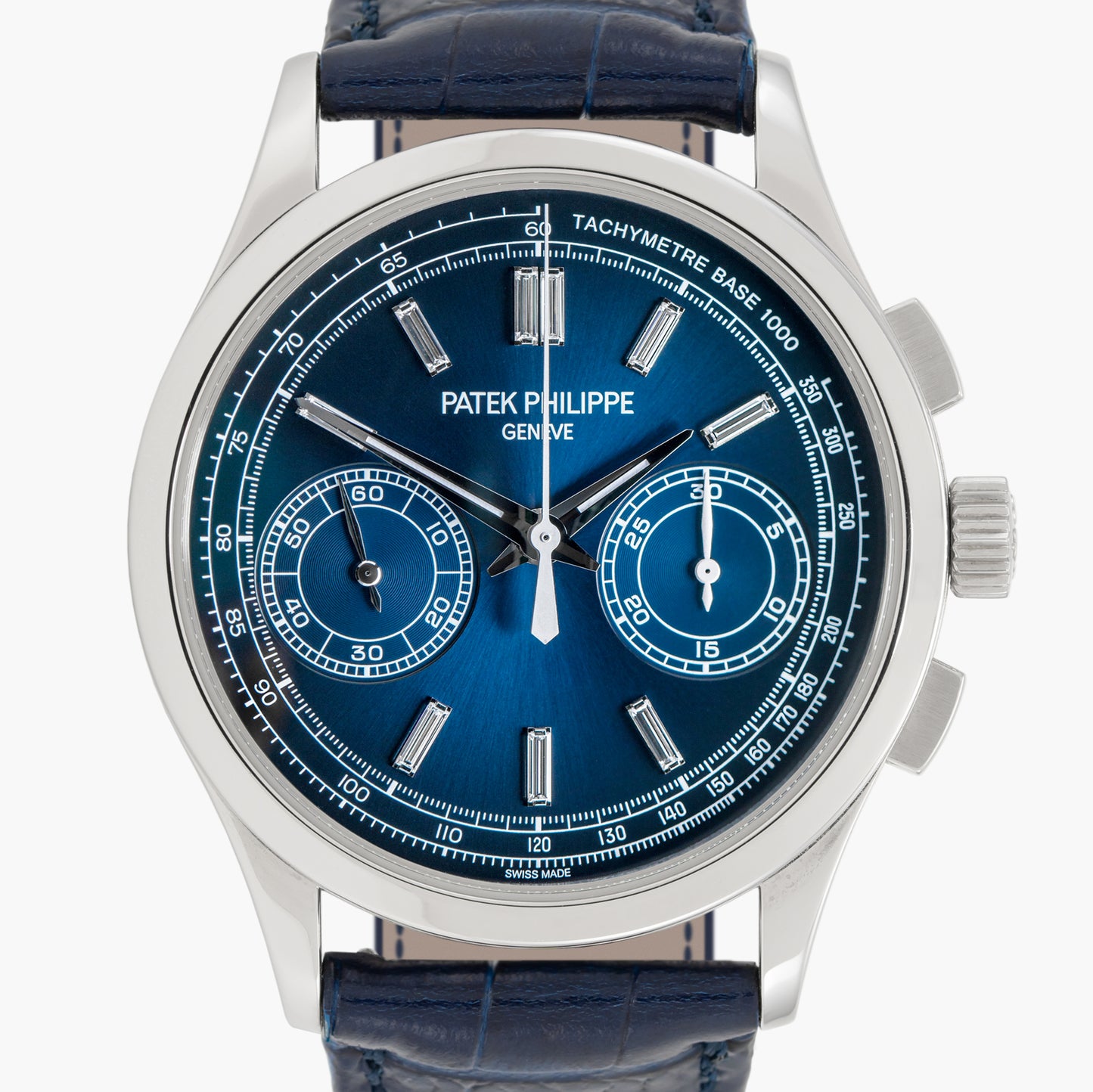 Patek Philippe Complications 5170P-001 39.4mm 2017 Blue Baguette Dial Dial