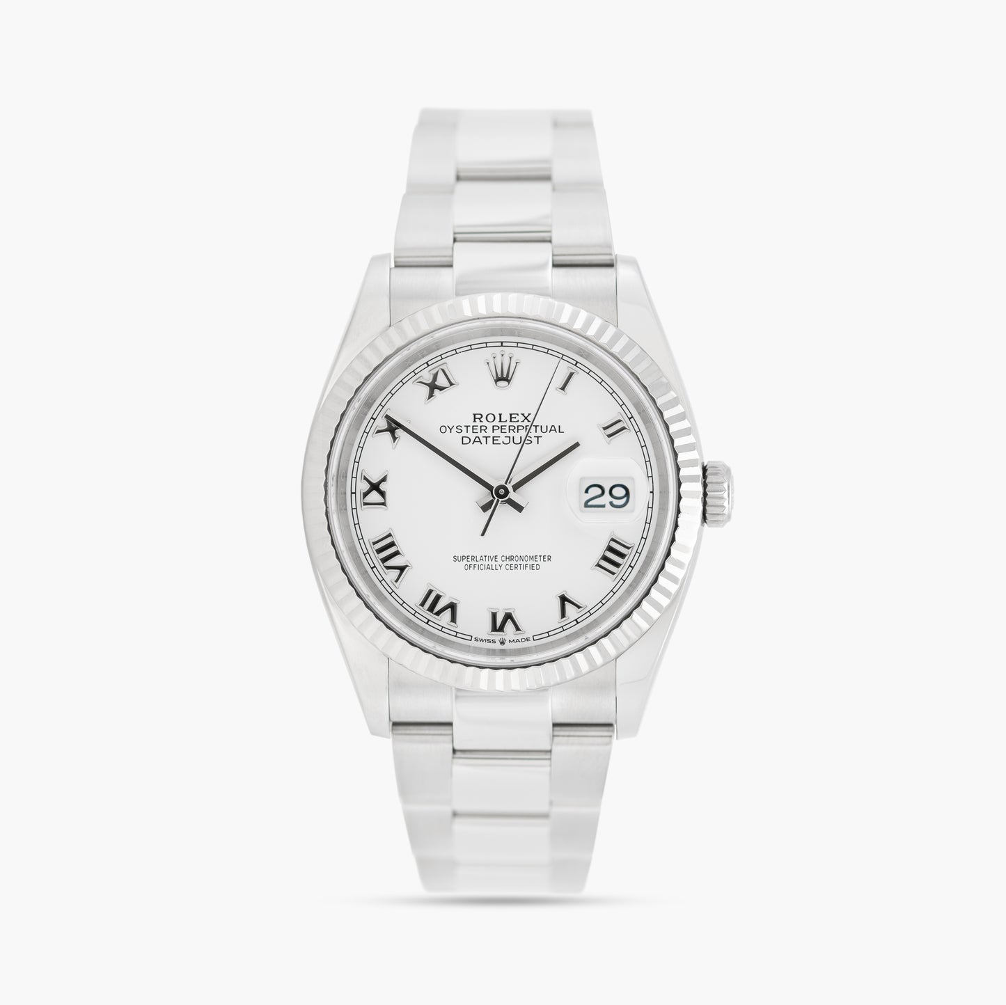 Rolex Datejust 36 116234 36mm 2020 White Roman Numeral Dial