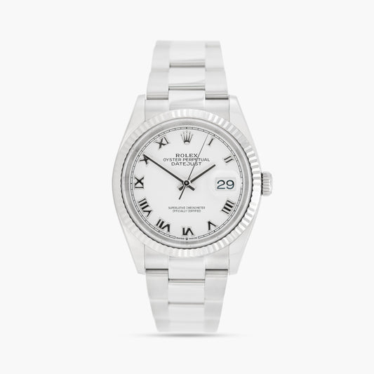 Rolex Datejust 36 116234 36mm 2020 White Roman Numeral Dial