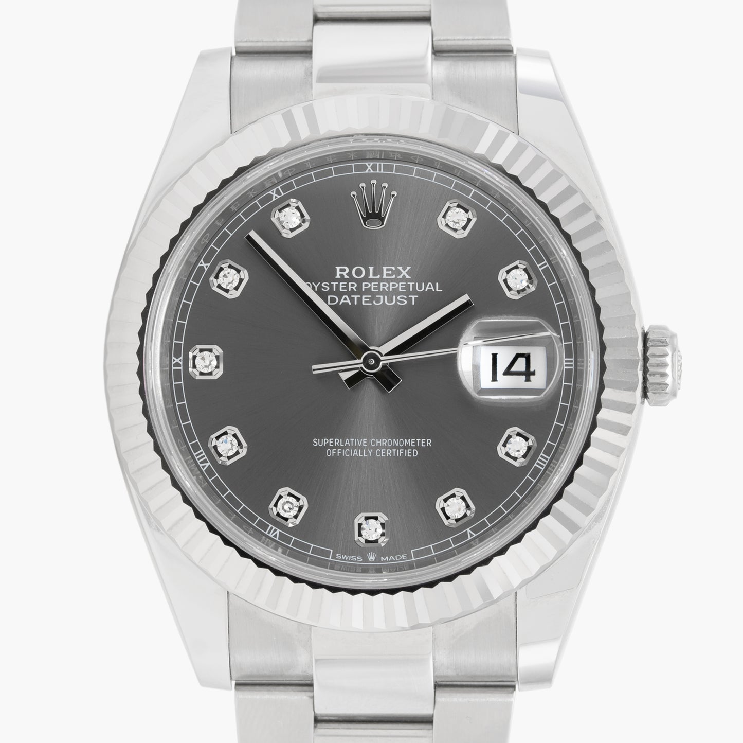 Rolex Datejust 41 126334 41mm 2024 Factory Rhodium Dial Dial