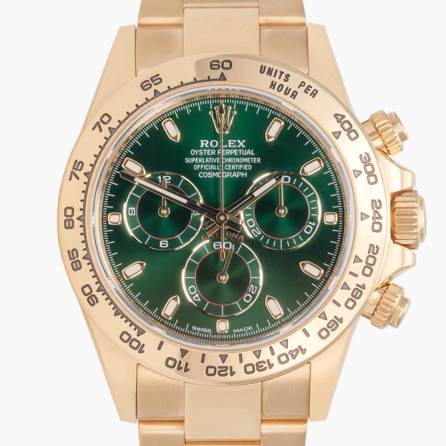 Rolex Daytona 116508 40mm 2018 Green Dial