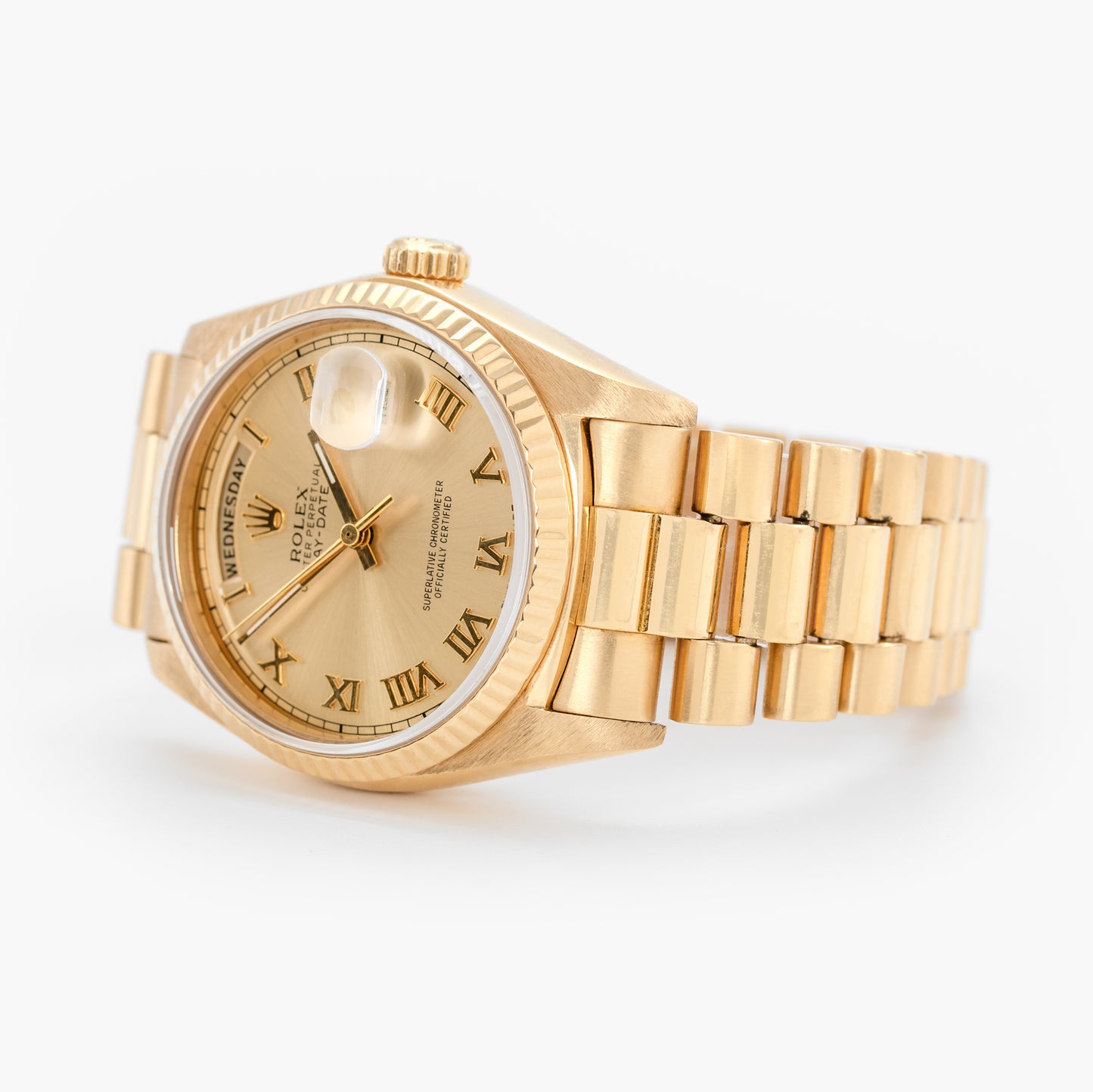 Rolex Day-Date 18038 36mm 1981 Champagne Dial