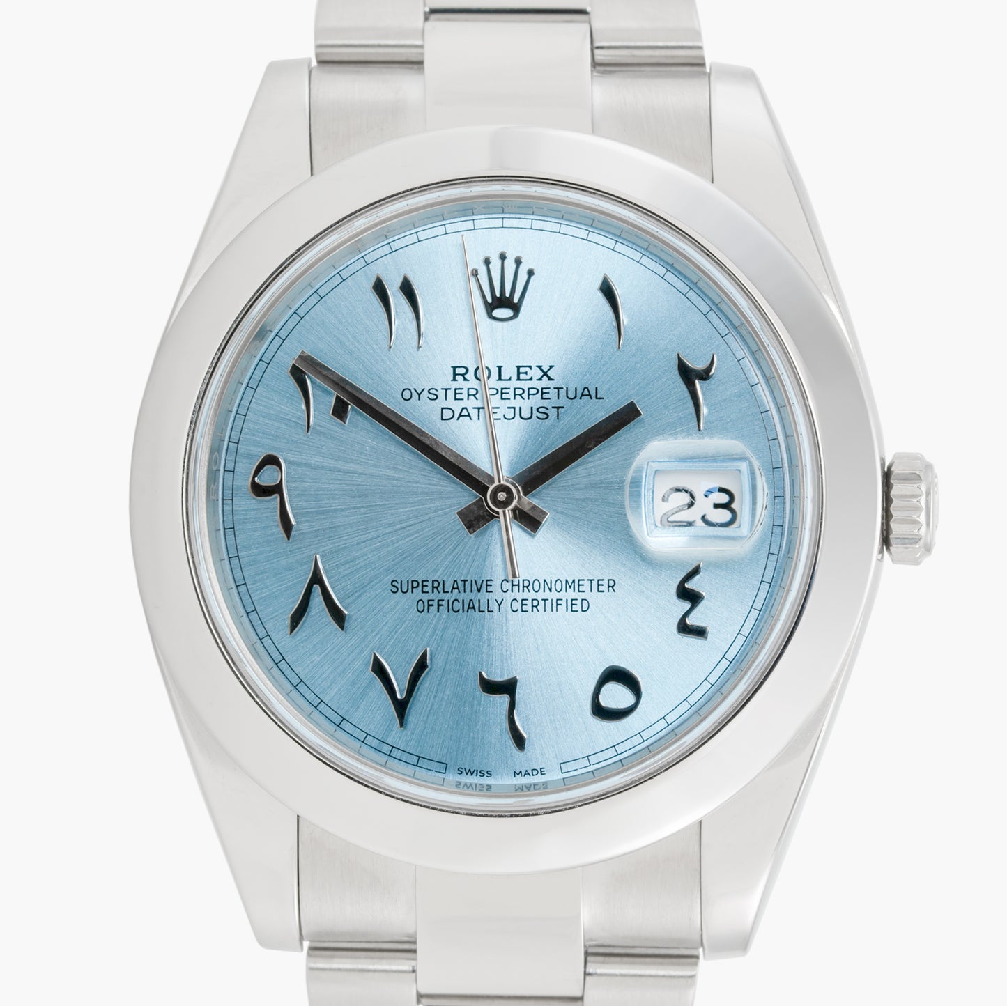 Rolex Datejust 41 126300 41mm 2018 Blue Arabic Custom Dial