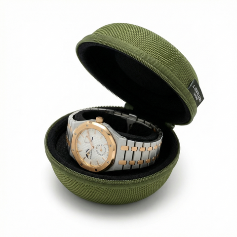 Single Watch Travel Case - Green