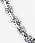 Polished reverse of the diamond cross link chain