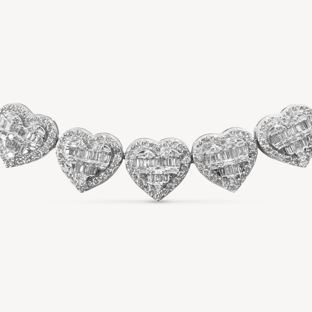 Denver - 14ct Gold 17.23ct Diamond Heart Chain – A Jewellers